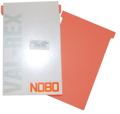 Nobo T-Steckkarten Size 2 Orang Blister