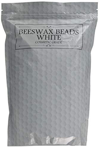 Mystic Moments Beeswax Beads White Cosmetic Grade 1Kg