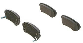Bosch BP1051 - Pastiglie Freni Auto, Trasero - Calidad Bosch - Reducción de Ruido y Polvo - Certificación ECE-R90 - Sin Cobre - 1 Juego de 4 Pastillas
