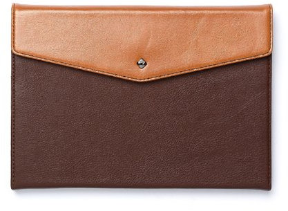 Zenus Envelop - Custodia Folio per Apple iPad Mini Retina, Colore: Marrone Scuro