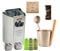 Sauna Poêle Électrique Harvia Vega Compact Kit: BC35; Rento Seau, louche et thermomètre en aluminium; Sablier 15min; Pierres à vapeur; Rento Sauna Arôme 400ml x3: Bouleau, Résine, Eucalyptus