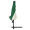 Deuba Housse de Protection pour Parasol Ø3m Vert bâche de Protection en Polyester résistant avec Fermeture éclair
