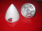 Modellbau Berthold Spinner 38-76 mm 2 Blatt Weiss in 1a Qualität Gröse Wählbar (45 mm Weis, Weis)