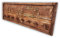 die stadtmeister Wandgarderobe aus Holz im Vintage-Look Skyline Frankfurt - dunkelbraun