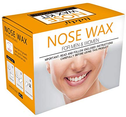 Anself Nasenhaarentfernungswachs Kit Nasenhaar Wachs Nose Wax Set Wachsauftrags Stifte Bohnen Schnurrbart Aufkleber (#1)