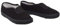 shelikes Girls Boys School PE Pumps Gym Black Trainers Touch Fastening Dance Plimsolls[Black Gusset 4 UK]