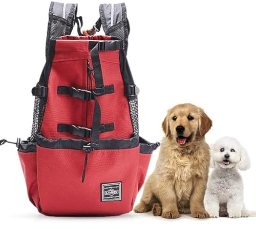 Woolala Sac à dos léger pour chien de petite et moyenne taille, approuvé par les vétérinaires pour les voyages – Facile à transporter et économie de l'espace