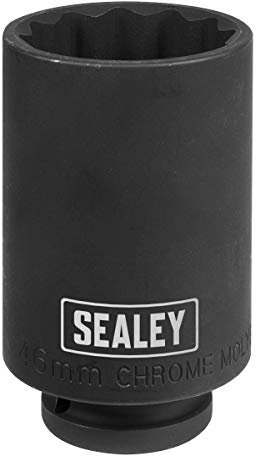 Sealey SX046 1/2Sq Drive 46mm Impact Socket 12pt