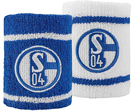 FC Schalke 04 Schweissband 2er-Set 9,5 x 3 cm