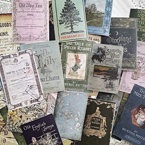 PiniceCore Gebrauchte Buchdeckel Material Papier Junk-Journal-Planer Craft Papier Scrapbooking Weinlese-dekorative Aufkleber Craft Fotoalbum