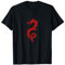 Conception de dragon chinois de firedrake rouge, kung fu T-Shirt