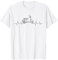 Zweitakt Mofafahrer Motorrad Scooter Geschenke Moped Herzschlag EKG Puls Mofa Roller Herren T-Shirt Weiß S Polo Kurzarm Klassische Passform 100% Baumwolle Herzschlag Design