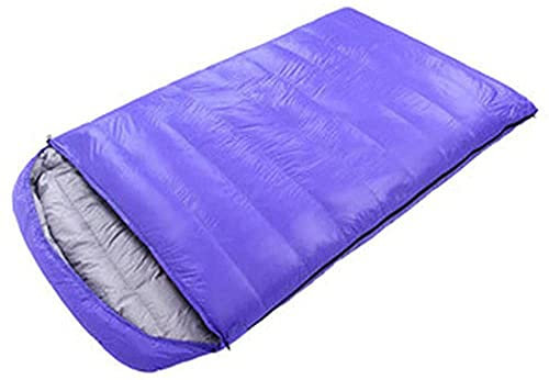 FZYE Warmer Doppelschlafsack 2 Personen Wasserdichter Schlafsack für Erwachsene oder Jugendliche LKW-Zelt oder Isomatte Lightweight Blue