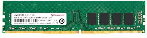 Transcend 16GB DDR4 3200 MT/s UDIMM 288pin 1R x8 unbuffered (JM3200HLB-16G)