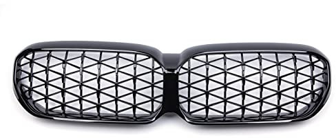 LCFZDQ Auto A Pair Diamond Style Car Front Bumper Kidney Grille Grills Fit For BMW G30 G38 2021 Racing Grill Auto Accessories Car Styling