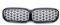 LCFZDQ Auto A Pair Diamond Style Car Front Bumper Kidney Grille Grills Fit For BMW G30 G38 2021 Racing Grill Auto Accessories Car Styling