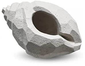 Cooee Design - Figur, Dekofigur - Sculpture The Pear Shell - Beton - Farbe: Limestone - 11 x 16 x 9 cm