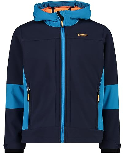 CMP - Kid Jacket Fix Hood, B.Blue-Danube, 128