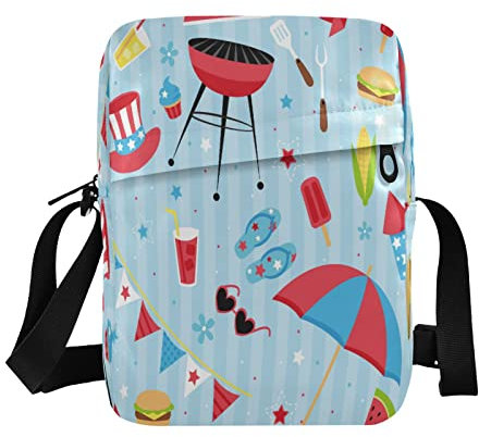 Party Flip Flop Schuh Crossbody Tasche Kleine Casual Messenger Schultertasche Handtasche Handytasche Geldbörse für Damen Herren Kinder, Mehrfarbig03, Einheitsgröße