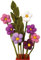 your castle Blumenstrauß aus 7 handgearbeiteten Filzblumen & 1 AST, fairer Handel, nachhaltige Deko aus Filz, realistische Kunst- Textil- Stoffblumen, Filzset, Filzblüten, Jasmin
