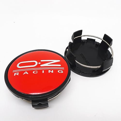 VeroCh 4 Stück Auto Radnabenabdeckung Mit Logo,Für O.Z,62mm ABS Wheel Caps Ersatzteil Wasserdicht Staubdicht Rostschutzzubehör,G