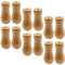 OSALADI Blind Cord Holder 12pcs Wood Cord Tassels Window Blinds Cord Knobs Drops Pull End Wooden Hanging Ball Pulls for Roman Shades Curtain Crafts Drawstring Tassels