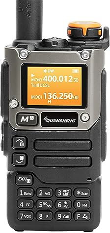 Walkie-talkie Radio portatile UV-K6 UHF VHF Am Fm Two Way Radio 128 canali TPYE-C cavo libero Ham Wireless Long Range (American version)