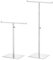 sourcing map Purse Display Stand T Shaped Metal 2 Pack Adjustable Handbag Rack Double Hook Holder Necklace Organizer for Home Boutique Store - Silver