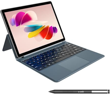 MICROTECH - E-Tab Pro Plus 12.6 - Tablet Cpu N100, 8 GB LPDDR5, 128 GB SSD Nvme - Windows 11 Home - Contiene Tastiera Italiana + Penna e-note
