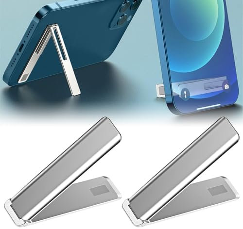 ANTHYTA Handy-Ständer Handyständer Vertikaler/Horizontaler Verstellbarer Handyhalter für Schreibtisch Zinklegierung Handyhalterung klappbar Tisch Handy Halterung für die meisten Smartphones Tablets