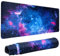 Gaming Mauspad, Große Mouse Pad für Schreibtisch, 29.1x14.9inch Mauspad XXL für Home Office Gaming Work Verbessert Präzision und Geschwindigkeit, Fransenfreie Ränder (Starry Sky)