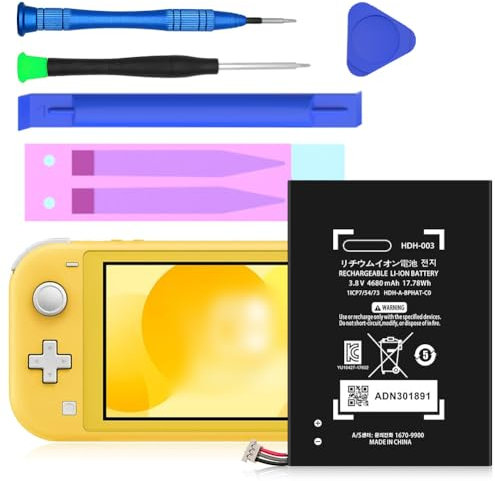 BOANV für HDH-003 Akku 5080mAh, Ersatzakku für Nintendo Switch Lite [Upgrade] Ultra High Capacity Li-ion Ersatzakku kompatibel mit Nintendo Switch Lite, Lite HDH-003 HDH-001 Lite