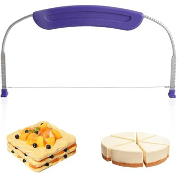 1 pièce trancheuse à gâteau, diviseur de gâteau, niveleur de gâteau, clip de coupe de gâteau, couteau à pince à gâteau, coupeur de niveleur de gâteau en acier inoxydable, outil de coupe pour la cuisso