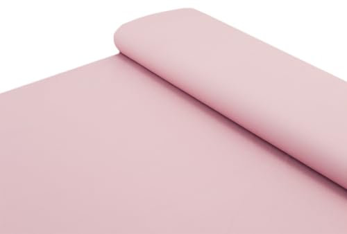 Baumwoll Stoff 100% Baumwolle uni altrosa - Meterware ab 25 cm x 150 cm - Stoff zum Nähen