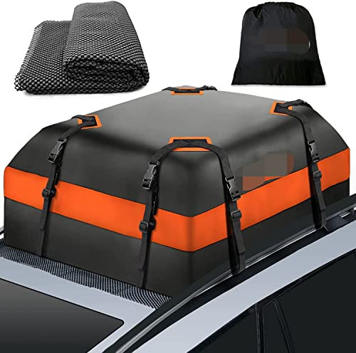 HIPATU Auto Dachboxen Dachtasche für Cupra Formentor 2020-2023, 15 Kubikfuß Auto Dachbox Gepäckbox Faltbare Wasserdicht Dachkoffer Dachgepäckträger Tasche Auto Zubehör