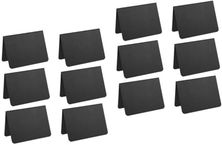 VILLCASE 12stücke Kleine Kreidetafeln Für Hochzeiten Cafés Und Geschäfte Abwischbar Dekorative Tischtafeln Für Nachrichten Menüs Und Erinnerungen