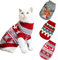 Soleeya 3 Stück Hundepullover Weihnachten Hund, 3 Stile Pulli Hund Weihnachten Wärme Weihnachts Hundepullover Weiche Hundepullover Kleine Hunde Weihnachten Katzen für Kleine Haustiere von 1-1.5kg (S)