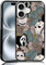 MMYAJT Horror-Blumen, gruselige Handyhülle, passend für iPhone 16, TPU-iPhone-Hülle, stoßfest, Ghostface, modisches Design, Handyhülle, Geschenk für Jungen, Mädchen, Männer, Frauen