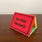 Ultimate Focuss Master Desk Sign | 3-Sided Do Not Disturb Desktop Indicator | Do Not Disturb Important Come In for Custom Sign Home Offices Decor Hospital Conference Room Accessories
