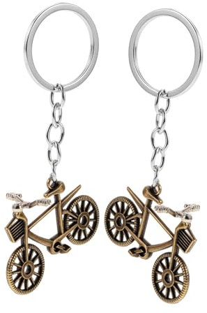 TOGEVAL 2st Fahrrad-schlüsselanhänger Schlüsselanhänger Für Fahrradbegeisterte Schlüsselanhänger in Fahrradform Fahrrad-partygeschenk Miniatur-fahrradanhänger Schlüsselringe Zinklegierung