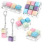 6 Pcs Keyboard Fidget Toy, Keyboard Fidget Keychain, Funny Stress Relief Toys for Adults, Keyboard Fidget Clicker Decompression Gift