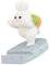 Uonlytech Support de téléphone Portable Titulaire Support de téléphone de Lapin Joli Support de téléphone Lapin Rester Support de téléphone de Bureau Support de téléphone Domestique résine