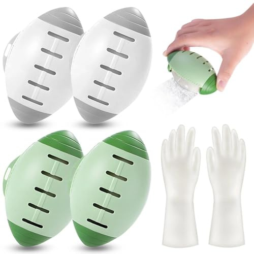 Reusable Lint Roller Ball, 4 Pcs Clothes Washable Lint Roller Reusable for Pet Hair Sofa Debris Dust