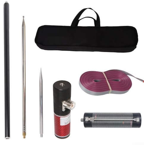 10-Band-Kurzwellenantenne, tragbare Outdoor-Kurzwellenantenne für JPC-350 mobile Amateur-Multiband-Hochfrequenz-Funkantenne