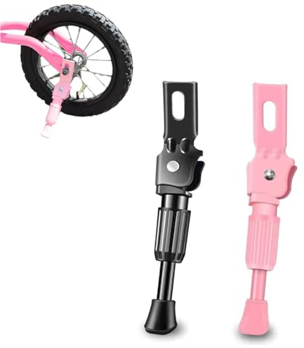 UQMIQURA 2 Stück Fahrradständer, 14 Zoll Fahrrad Ständerfuß Kinder Fahrradständer, Fahrrad Ständer Fahrräder Zubehör, Seitenständer Kids Bike Kickstand für Kinder Mountainbike Rennrad Fahrräder
