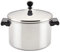 Farberware Cookware Classic Cazo con Tapa de Acero Inoxidable, 3.8 litros, aleado, Plata