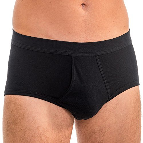 HERMKO 3240 Herren Slip mit Eingriff Unterhose aus 100% Bio-Baumwolle in vielen Farben bis Gr. 14