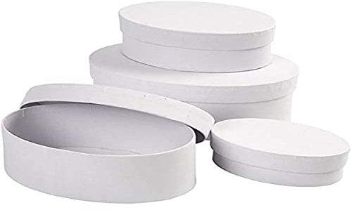 264030 C Oval Boxen L: 10 + 12 + 14 + 16 cm H: 4 + 5 + 6 +