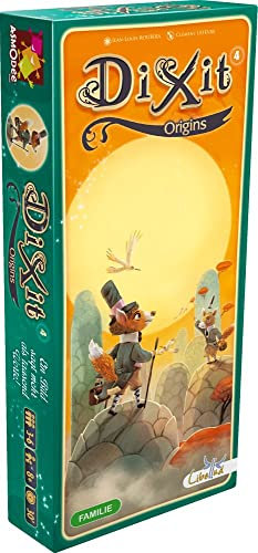 Libellud, Dixit 4 – Origins, Erweiterung, Familienspiel, Kartenspiel, 3-8 Spieler, Ab 8+ Jahren, 30+ Minuten, Deutsch