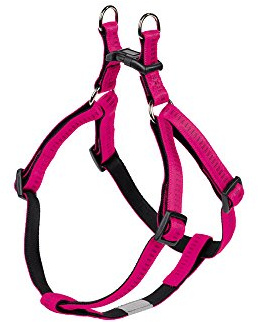 Nobby Geschirr Soft Grip, Fuchsia/schwarz Brust: 30-40 cm, B: 10 mm, 1 Stück